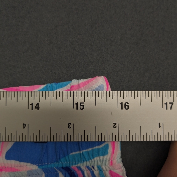 Lilly Pulitzer Harbour Mid Rise Pants Skim Blue Size Medium - Picture 13 of 14